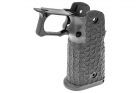 ARMY AF ST* Style Stipple Grip R601 Style for TM Hi-Capa Series GBB Pistol ( Black ) ( AF-HCGP01-BK )