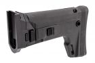C&C Tac Adjustable Folding Stock For Cybergun GM FN HERSTAL SCAR L MK2 GBBR ( ACR Style ) ( Black )
