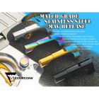 COW CNC Steel Match Grade Magazine Release For Marui TM Hi-Capa GBBP Series 