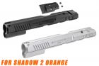 CL Project CNC Aluminum Slide Optic Ready Cut For KJ ASG Licensed CZ Shadow 2 KP-15 GBB Pistol Airsoft ( Orange )