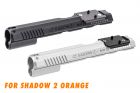 CL Project Custom Made CNC Aluminum Slide Low Profile w/ RMR Optic Ready Cut For KJ ASG Licensed CZ Shadow 2 KP-15 GBB Pistol Airsoft ( Orange )