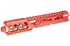 CTM TAC Fuku-2 CNC Aluminum Cut Out Upper Set Long Type for Action Army AAP01 GBB Pistol Series ( AAP-01 ) ( Iron Red )