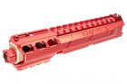 CTM TAC Fuku-2 CNC Aluminum General Upper Set Short Type for Action Army AAP01 GBB Pistol Series ( AAP-01 ) ( Red x Gold )
