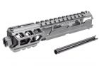 CTM TAC Fuku-2 CNC Aluminum Cut Out Upper Set Short Type for Action Army AAP01 GBB Pistol Series ( AAP-01 ) ( Grey )