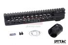 DYTAC 10" Solo Lite Keymod Rail - Black ( Tokyo Marui Profile - M31.8 / P1.5 )
