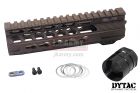 DYTAC 7" Solo Lite Keymod Rail - Dark Earth ( Tokyo Marui Profile - M31.8 / P1.5 )