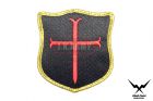 FFI - Crusader Cross Patch ( Gold x Red ) ( Free Shipping )