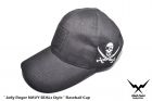 FFI " Jolly Roger NAVY SEALs Style " Baseball Cap ( Black )