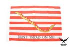 Navy Jack ( Dont Tread On Me ) ( Red ) Flag ( Size:No.5 )