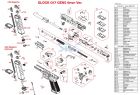 Umarex Glock 17 Gen 5 MOS Gas GBBP Airsoft Explosion Parts ( SRC G17 Gen5 MOS / Original Parts )