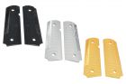 Gunsmith Bros CNC Aluminum SV INF Style Grip Panel Pieces For Marui TM 1911 GBBP Series 