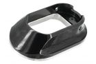 Gunsmith Bros CNC Aluminum LimCat Style Large Size Magwell Insert with Stainless Steel Base For Marui TM Hi-Capa GBBP Series ( For Aluminum Grip Only ) ( Black )