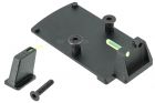 GUNDAY RMR Mount Base with Sight Set For Umarex / VFC Glock System ( for G19X , G19 Gen4, G17 Gen5, G45 etc. )