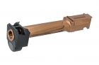 GUNDAY R Style Aluminum Outer Barrel With Compensator For UMAREX / VFC Glock 19 Gen 5 GBBP