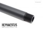 Hephaestus CNC Aluminum Threaded Outer Barrel ( 12.5" Style / Type III Hard-coat Anodized / 14mm CCW ) for Tokyo Marui TM AK GBB Series