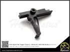 Hephaestus CNC Steel Flat Trigger ( Type A - Black / Silver ) for GHK M4 GBB Rifle Series