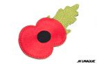 JK UNIQUE Patch - Remembrance Poppy Patch / Red Cremation Flowers Patch ( Free Shipping )