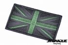 JK UNIQUE Patch - UK FLAG ( Black x Green ) ( Free Shipping )