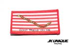 JK UNIQUE Patch - Navy Jack ( Dont Tread On Me ) ( Red )