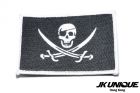 JK UNIQUE Patch - Jolly Roger NAVY SEAL ( Small Size )