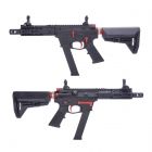 King Arms TWS Black Rain Ordnance 9mm SBR GBB Airsoft ( Black & Red )