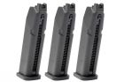 SilencerCo MAXIM 9 GBBP Airsoft Green Gas Magazine 24 Rounds ( x3 Pcs Set ) ( by Krytac )