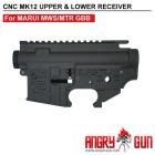 Angry Gun CNC Upper & Lower Receiver for Marui TM MWS / MTR GBB ( MK18 MOD 0 / M16A1 MK12 ) ( Colt Licensed w/ Roll Marking Press )