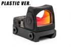 MF Plastic Nylon Ver. RMR Style Airsoft Red Dot ( Black , Miniature Reflex Sight )