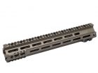 OMG 13" G Style MK4 M-LOK Handguard Rail For Airsoft ( Barrel Nut for AEG / MWS / PTW Spec. ) ( DE ) ( HRT )