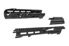 RGW MK3 Style Chassis Rail Kit For Marui TM AKM / AKX / GHK AK V3 GBBR Series  ( Black )