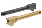 Pro-Arms Killer Style Threaded Outer Barrel for SIG AIR P320 M17 Airsoft GBB Pistol ( 14mm CCW ) ( Black / Ti-Gold )