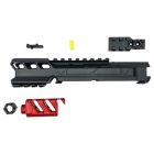 CTM TAC Fuku-2 CNC Aluminum General Upper Set Short Type for Action Army AAP01 GBB Pistol Series ( AAP-01 )-Black