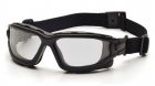 Pyramex I-Force Safety Glasses Black Frame with Clear Anti-Fog Lens ( SB7010SDT ) ( I Force )