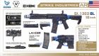 EMG Strike Industries SI AR Strike Oppressor 10" MWS GBB Rifle Airsoft ( by CGS ) ( Blue )