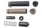 Angry Gun SOCOM 556 RC3 Style Barrel Extension / Airsoft Silencer with Acetech Blaster Module Tracer Unit ( Tracer Version ) 