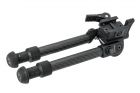 Tacband CarbonStrike RapidStalk BPW 8-11 Inch Extendable Carbon Fiber Bipod 