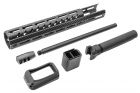 TASK FORCE MPX Carbine Conversion Kit for SIG AIR / VFC MPX AEG / APFG MPX-K GBB ( John Wick JW3 Kit ) ( Surface Carbon Fiber Style )