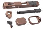 Tril Tactical CNC Aluminum Combat Master XR G17 Style Slide Set For Umarex VFC Glock 17 Gen5 GBBP ( Limited Edition ) 