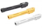TTI Airsoft CNC Aluminum 14mm CCW Threaded Fixed Outer Barrel Type A For Umarex / VFC Glock 17 Gen5 / G45 GBBP Series 