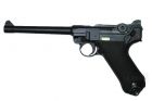 WE Luger P08 Middle Length GBB Pistol 6" Barrel ( Black )
