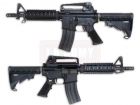 WE M4CQB Gas Blow Back Open Chamber Rifle Black Edition ( GBB )