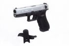 WE Model 18C G4 Metal Slide GBB Pistol ( SV ) ( SV Metal Slide, Black Frame )