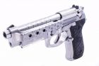 WE M9A1 Hex Cut GBB Airsoft Pistol Silver