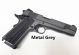 Unicorn Precision Inc x Angry Gun Custom 1911 Gas Blow Back Pistol ( Deluxe Version ) ( Metal Grey )