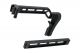 5KU 1913 20mm Picatinny Mount Modular Folding Stock With Rubber Pad 
