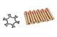 RWA x ARES Korth Sky Marshal CO2 Revolver Shell Cartridges ( 6 Pieces Set )