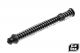 C&C Tac S Style Steel QDQ Duel-Rate Recoil Spring Guide Rod Kit for TM G17 ( 80%/150% ) ( Black )