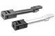 C&C Tac G17G5 Outer Barrel Match 4-Port Compensator 14mm CCW Roland KK* Style For Marui TM G17 Gen5 MOS GBBP Series ( Black / Silver )