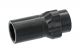 DYTAC Steel Tri-Lug 14mm CCW SMG Flash Hider For EMG NOVESKE N9 SPACE BABY 5.25