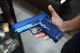 EMG Staccato Licensed CS 2011 Master Grip Hi-Capa GBB Pistol Airsoft ( by SAVIA ) ( Blue ) 